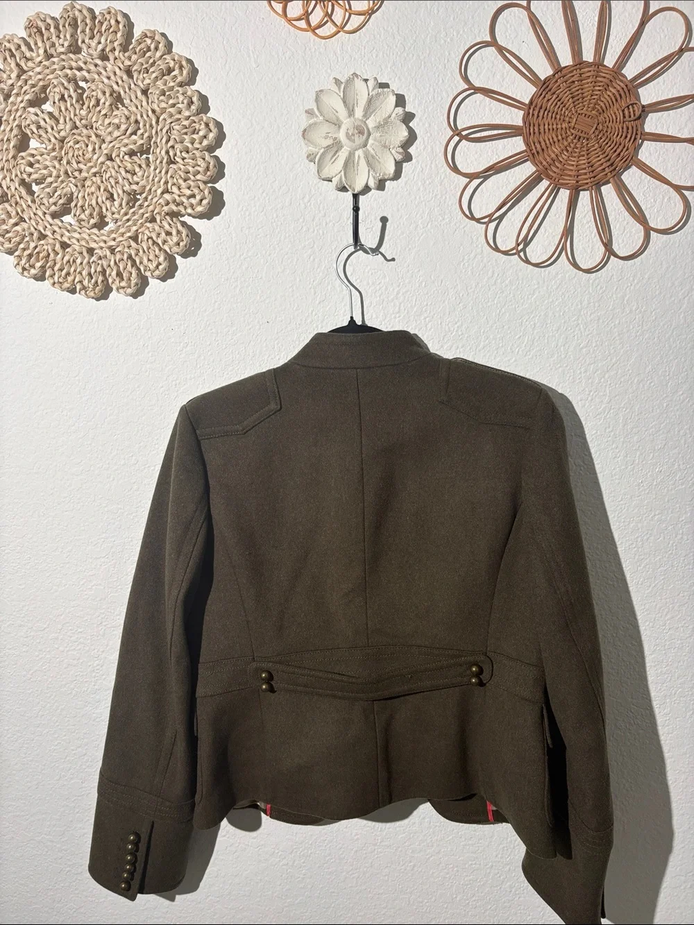 J. Crew 100% Wool Military Style Coat